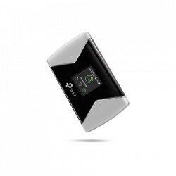 ROUTER TP-LINK wireless. portabil, 4G Mobile Wi-Fi, 300Mbps, Internal LTE Modem, SIM card slot, TFT screen display, rechargeable battery, micro SD card slot "M7450" - Img 2