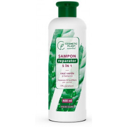 Sampon reparator 5 in 1 cu ceai verde si betaina 400ml cosmetic plant