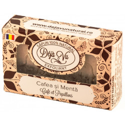 SAPUN NATURAL CU MENTA&CAFEA 90GR