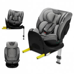 SCAUN AUTO KINDERKRAFT I-FIX, I-SIZE 40-150 CM, COOL GREY - Img 3
