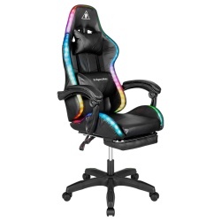 SCAUN GAMING GX-150 NEGRU LED MASAJ KRUGER&MATZ - Img 9