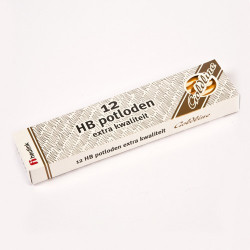 Set 12 creioane Goldline HB din lemn galben - Heutink - Img 1