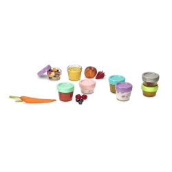 SET 12 RECIPIENT STICLA PENTRU HRANA BEBE, MELII, 6*59 ML + 6*118 ML - Img 8