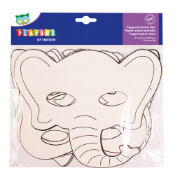 Set 16 masti de colorat, forme cu diverse animale, carton FSC - Img 1