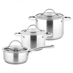 SET 3 OALE INOX 18/10 TEESA COOK EXPERT MASTE - Img 16