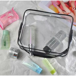 Set 3 organizatoare de cosmetice, transparente, ideale pentru calatorii - Img 3