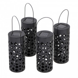 Set 4 lampi solare de gradina cu picior si agatatoare tip "Felinar" cu LED - Img 8