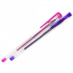 Set 50 piese, Pixuri cu gel multicolor cu sclipici (glitter) - Img 7
