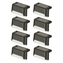 Set 8 Lampi solare LED pentru iluminat scari exterioare cu senzor crepuscular - Img 11