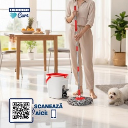 SET CURAT.PEDALA WASH&DRY,CLEANSTEP,ROSU - Img 6