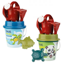 Set jucarii apa si nisip Galetusa cu unelte Recycled - Img 1