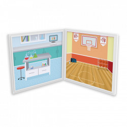 Set magnetic de joaca La Scoala - Melissa & Doug - Img 7