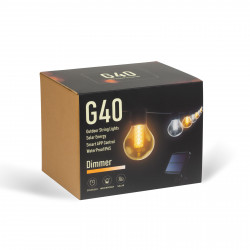 Șir de lumini solare inteligente - 15 LED-uri albe - temperatură de culoare reglabilă - 7,5 m - bluetooth - Img 9