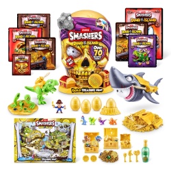 Smashers - Set cu peste 70 figurine si accesorii Gold Treasure Hunter, Dino Island - Img 3