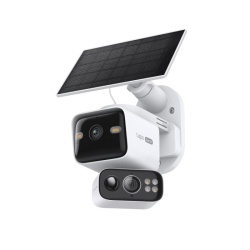 Solar-Powered Dual-Lens Pan/Tilt Cam kit