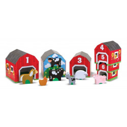 Sortator de forme Casuta cu animale Melissa and Doug - Img 1