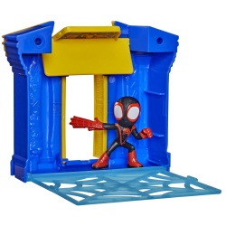 SPIDEY SI PRIETENII LUI UIMITORI MARVEL MINI SET BANCA CU FIGURINA SI ACCESORII - Img 2