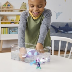 SPIDEY SI PRIETENII LUI UIMITORI MARVEL SET FIGURINA 7.6CM SI SUBMARINUL TESTOASA FANTOMA - Img 4