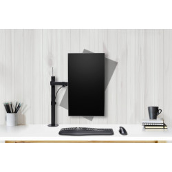SUPORT de birou KENSINGTON, pt 1 TV/monitor plat, diag. max 34 inch, rotatie, inclinare, pivotare, orizontala, verticala, totala, max 8 Kg, "K55408WW" - Img 3