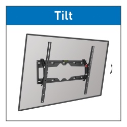 Suport TV perete Barkan tilt 13-65" 36kg - Img 2