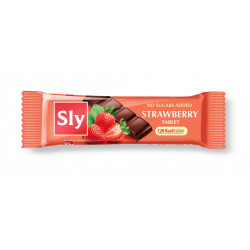 Tableta (ciocolata) capsuni 25gr sly nutritia