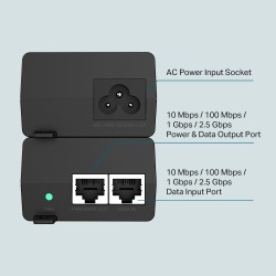TP-LINK POE+ INJECTOR 2.5G TL-POE260S - Img 5