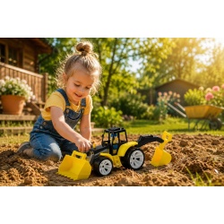 TRACTOR BAMS 2 CU 2 CUPE NEGRU GALBEN - Img 4