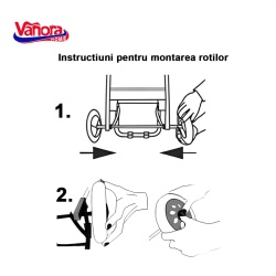 TROLER DE CUMPARATURI SMART,35L,ALBASTRU - Img 2