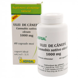 ULEI CANEPA 1000mg 40cps HOFIGAL
