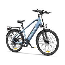 ULZOMO METRO 26 E-bike (Blue) - Img 2