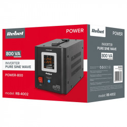 Ups centrale sinus pur 800va 500w 12v rebel - Img 5