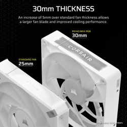 Ventilator CR iCUE LINK RX140 MAX WHITE - Img 5