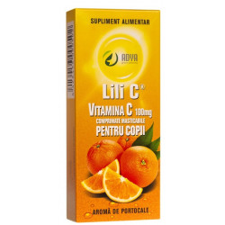 VITAMINA C PORTOCALA COPII 100MG 30CPR