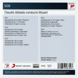 Wolfgang Amadeus MozartClaudio AbbadoBerliner Philharmoniker - Claudio Abbado Conducts Mozart - CD - CD - Img 2