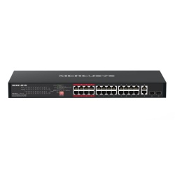24-Port 10/100Mbps + 2-Port Gigabit Sw