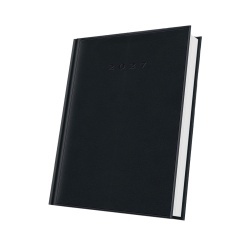 AGENDA DATATA A5 352PAG COPERTA BURETATA NEGRU 2027