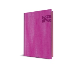 AGENDA DATATA RO A5, 352 PAGINI, COPERTA DIN PIELE SINTETICA, PREMIUM DELUXE NARNI, CULOARE PURPURIU, MARGINI FOLIO BRONZ, 2026