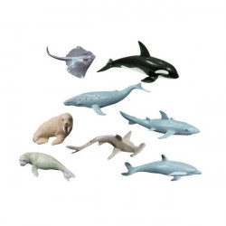 Animale marine set de 8 figurine - Miniland - Img 2
