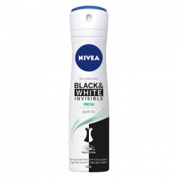 ANTIPERSPIRANT BLACK&WHITE INVISIBLE FRESH SPRAY 150ML