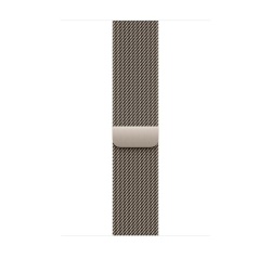 AW BAND 46MM MILANESE NATURAL S/M