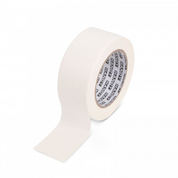 Banda de mascare - cu adeziv pe baza de apa - 50 m x 48 mm - alb - Img 1