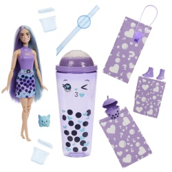 BARBIE POP REVEAL BUBBLE TEA PAPUSA BARBIE TARO MILK - Img 2