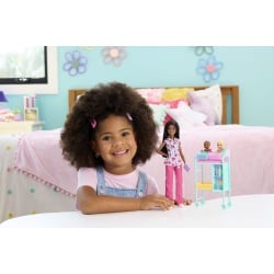 BARBIE SET DE JOACA PAPUSA BARBIE BRUNETA FACE CARIERA MEDIC PEDIATRU - Img 3
