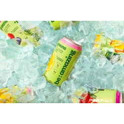 Be Amazing Greens Rtd Pink Lemonade, Bautura Revitalizanta Cu Superalimente Cu Aroma De Pink Lemonade, 355 Ml - Img 3