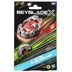 BEYBLADE X LET IT RIP SET LANSATOR SI ROATA SCYTHE INCENDIO 4-60T - Img 1
