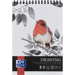 BLOC DESEN OXFORD DRAWING A4 50F 160G/MP SPIRA FSCÂ® MIX70% COLECTIA ARTISTIC