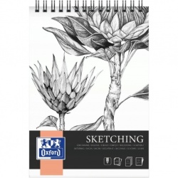 BLOC DESEN OXFORD SKETCHING A3, 50 FILE, 120 G/MP, SPIRA DUBLA, FSCÂ® MIX70%, COLECTIA ARTISTIC