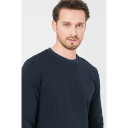 Bluza coton casual barbati navy-m - Img 5