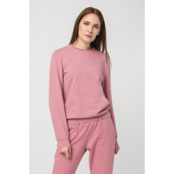 Bluza coton casual femei pink-l - Img 4
