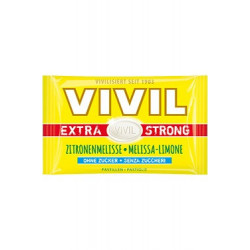 Bomboane Vivil Extra Strong cu Lamaie si Melisa fara zahar 25g
